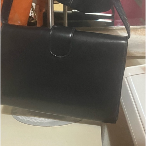 Vintage Gucci GG (gold) shoulder bag-dark blue/black - Picture 2 of 9